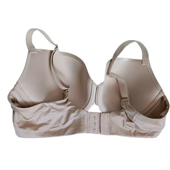 Modern Movement Bra Size 38 D Nude Beige Lightly Lined Underwire Balconette - Picture 2 of 7